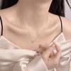 Collar Compacto de Perlas y Zirconias de Alta Gama y Sencillo para Mujer en Verano, Exquisito, Ligero y Lujoso, Versátil y Moderno, Cadena para Clavícula para Desplazamiento