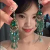 ¡Enamórate a primera vista! Pendientes con Borlas Estilo Étnico Que Realzan la Forma de Tu Rostro, Pendientes Largos Elegantes, Colgantes de Oreja de Lujo Ligero de Alta Gama