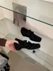 Elegantes sapatos baixos para aumentar a altura, novo tecido outono 2026 poá salto grosso bico quadrado Mary Jane em preto e damasco