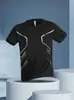 Camiseta de Manga Corta para Hombre de Comercio Exterior Transfronterizo Verano Ajustada Versátil Camiseta Básica Manga Media Juvenil de Malla de Secado Rápido