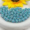 Cuentas Rayadas de Diamante Densas de Alta Calidad de 6 Filas 10MM Cuentas de Arcilla Shamballa Accesorios para Cadenas de Teléfono DIY Cuentas Espaciadoras para Bisutería