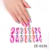 Película para Esmalte Adesivos de Unha Atacado Adesivos Ins para Unhas 16 Adesivos Adesivos Degradê Cobertura Total Acessórios Estilo Ins Versátil Mármore