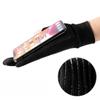 Guantes de Protección Solar de Dos Dedos Expuestos para Hombre en Verano Hilo de Hielo Montar en Motocicleta Conducir Coche Eléctrico Pesca Repartidor Pantalla Táctil