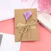 Cartões de aniversário criativos estilo retrô, cartões de felicitações de alta qualidade, papel kraft, DIY com flores secas, para expressar gratidão e enviar bênçãos, adequados para formatura e o Festival Qixi