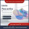 Processamento de placa acrílica colorida placa grossa colorida fosca dos dois lados placa de plexiglass transparente impressão dobra laser