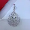 Acessórios de Pérola DIY Prata S925 Base em Branco Gota Escondedor Fecho Universal Pingente de Pérola de Água Doce Genuína Colar