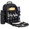 Bolsa de Picnic Todo en Uno, Personalizada, Moderna y Práctica, con Compartimento para Cubiertos, Bolsa de Hielo Impermeable Desmontable y Nevera Integrada para Comidas de Campamento