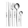 Cuchillo, Tenedor y Cuchara de Acero Inoxidable Set Occidental para Bistec Cuchara Tenedor Occidental Vajilla Portuguesa Explosiones Completas de Amazon