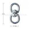 Suministros del Fabricante Anillo Giratorio Universal de Aleación de Zinc, Anillo en Forma de 8, Anillo Conector de Cadena para Perro, Hebilla en Forma de 8, Anillo Conector para Equipaje