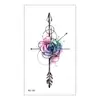 Rc-001~200 Pegatinas de Tatuaje Impermeables Estilo Fresco Dibujos Animados Lindos Color Degradado Pegatinas de Tatuaje de Marca de Agua para Hombres y Mujeres