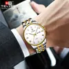 Reloj Nuevo Estilo Giratorio para Hombre Moda Negocios Acero Inoxidable Resistente al Agua Cuarzo para Hombre En Vivo