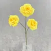 3 Rosas de Diamante Artificiais para Cerimônia de Casamento, Arranjos Florais, Decorações de Vasos para Restaurante, Flores Artificiais, Adereços para Fotografia