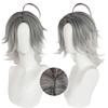 Cardamomo Quinto Personalidad Paciente Estrella cos Peluca Psicólogo Degradado Negro Gris Cabello Corto Anti-deformado