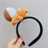 Haiyue Jewelry Faixa de Cabelo de Desenho Animado Fofa Super Fofa Pequeno Animal Adorno de Cabeça Doce Lavar Rosto Grampo de Cabelo Engraçado Rede Coreana Infravermelho