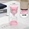 Reloj de Arena Creativo Macaron para Niños Estudiantes Gestión del Tiempo de Estudio 5/10/30 Minutos Botella de Arena Movediza