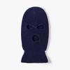 Gorro de punto con pasamontañas de tres agujeros para otoño e invierno, para hombre y mujer, de acrílico de color sólido, cálido, para invierno, venta al por mayor