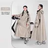 Impermeable para Batería de Coche Eléctrico Separación de Persona Larga y Coche Protección Completa contra Tormentas para Hombres y Mujeres Poncho de Montura para Adultos