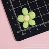 Flor brilhante de cinco pétalas flor pequena acessórios de cabelo cordão de cabelo grampo de cabelo material DIY feito à mão acessórios de resina patch adesivos de geladeira