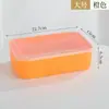 Caixa de plástico para conservação de alimentos geladeira frutas congeladas subembalagem caixa de armazenamento micro-ondas resistente ao calor grau alimentício caixa de sabor caixa de almoço com tampa