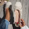 Zapatos de Malla para Mujer Cuadrados Franceses Cruzados 2026 con Lazo Zapatos de una Sola Pieza Nuevos Europeos y Americanos Primavera Florales Transpirables Zapatos Mary Jane