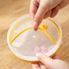 Contenedor Crisper Personalizado para Refrigerador Transparente Redondo Grado Alimenticio Caja de Almacenamiento Cocina Tarro Sellado a Prueba de Humedad Tarro de Almacenamiento tipo Bolso