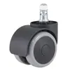Ruedas Silenciosas de PU de 2 pulgadas (50 mm) con Frenos para Sillas de Oficina Giratorias Ejecutivas, Ruedas de Remache Duraderas