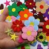 Acessórios de Flor Bordado Estrela Adesivos de Tecido Laváveis Sem Costura Multicor Bordados Acessórios de Roupa Caixa Decoração Adesivos