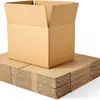 Caixas de Embalagem para Mudança e Transporte de Papelão Ondulado, Caixas Basculantes Espessas e Reforçadas de Cinco Camadas, Feitas Sob Medida para Entrega Expressa e Armazenamento