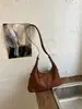 Bolso tote de terciopelo suelto cruzado para mujer, gran capacidad, para ir al trabajo, versátil, bolso de un solo hombro, nuevo estilo de bolso cruzado otoño 2026