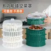 Cubierta Calada para Verduras con Tapa Cubierta de Verduras Multicapa Nueva Cubierta Multifuncional Cubierta para Verduras Cubierta a Prueba de Moscas y Insectos de Verano Cubierta Doméstica para Verduras