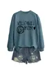 Mamá de Voleibol Amazon Ebay Estación Independiente Moda Versátil Deportes Sudadera para Mujer Otoño e Invierno Camiseta Interior