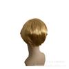 Fornecimento perucas masculinas europeias e americanas cabelo curto masculino loiro cabelo liso curto masculino figura perucas loiras atacado
