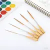 Canetas de Contorno Transfronteiriças, Pincéis de Contorno, Pincéis de Contorno para Pintura a Óleo, Canetas de Contorno de Pelo de Lobo, Ferramentas de Desenho Artístico, Pincéis de Contorno e Bordas, Pincéis de Pintura a Óleo