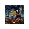 Banner de Porta de Garagem Halloween Amazon Transfronteiriço Decoração de Festa de Halloween Tecido de Fundo Atmosfera Tapeçaria