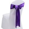 Cintas de satén, cintas de satén, cintas de seda, flores para el respaldo de las sillas de boda, fundas para sillas, lazos, cintas para sillas, decoración de sillas de comedor, boda