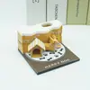Castillo de la Ciudad Prohibida Rugby Calendario de Notas Adhesivas Arquitectura Tallado en Madera Adornos Regalo de Cumpleaños 2026 Notas Adhesivas Tallado en Papel Tridimensional