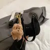 Bolsa Nicho Maillard Feminina 2025 Novo Outono e Inverno Estilo Coreano Fashion Versátil Bolsa de Ombro Estilo Estrangeiro Bolsa Transversal para Trabalho