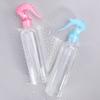 Botella de spray boca de pájaro de 250 ml al por mayor transparente niebla fina peluquero regadera alcohol pet agua cosmética viaje sub-botella