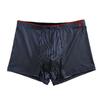 Cueca masculina cueca boxer antibacteriana respirável para meninos listras na cabeça esportiva solta calça masculina cueca boxer atacado