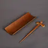 Conjunto de Chá de Bambu Carbonizado, Pinça de Chá, Agulha de Chá, Peças de Reposição Liujunzi para Cerimônia do Chá, Conjunto Carbonizado de Três Peças, Atacado de Fabricante de Conjuntos de Chá