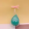 Venda Direta de Fábrica Novo Ovo de Beleza Tipo Gota Embalagem de Concha Transparente Ovo de Maquiagem Boutique Pode Ser Personalizado