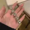 Corea del Sur Estilo Francés Retro Brillante Circonita Pasador Clip de Instagram Clip Lateral Moda Combinación Perfecta