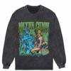 Outono Novo Clássico Anime Cartoon JOJO Maravilhosa Aventura oversize Crewneck Camiseta de Manga Longa