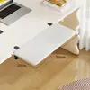 Tablero de extensión para escritorio, escritorio de oficina sin taladrar, organizador de escritorio expandible, plegable, ampliado y alargado, tablero de extensión con reposabrazos