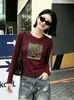Camiseta de Algodón Acanalado para Capa Base, Directamente de Fábrica, Top de Manga Larga Ajustado, Segunda Remesa de Verano, Exclusivamente para Tiendas Físicas Shisanxing de Guangzhou