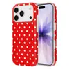 Adecuado para funda de teléfono de lunares para iPhone 17, funda suave de cobertura total IMD de lunares para Samsung S24, Apple 15 Pro
