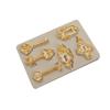 Nuevo Molde de Silicona Llave Antigua Flip Molde para Pastel Chocolate Repujado Molde para Hornear diy Molde para Goteo