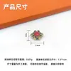 Acessórios de Borla de Nó Chinês de Liga de Prata de Xizang com Ornatos de Contas Budistas de Nuvem e Estrela Lua Atacado