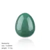 Ovo Pequeno em Forma de Ovo de Cristal Natural Transfronteiriço Páscoa Ágata Pássaro Esculpido Ovo de Pássaro Forma de Pedra Bruta Ornamento de Mão Ovo de Jade