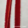 Accesorios de Puño, Forro de Tapeta, Banda para Sombrero, Peluche Navideño de Piel Sintética de Visón al por Mayor en Stock para Traje Hanfu Tang